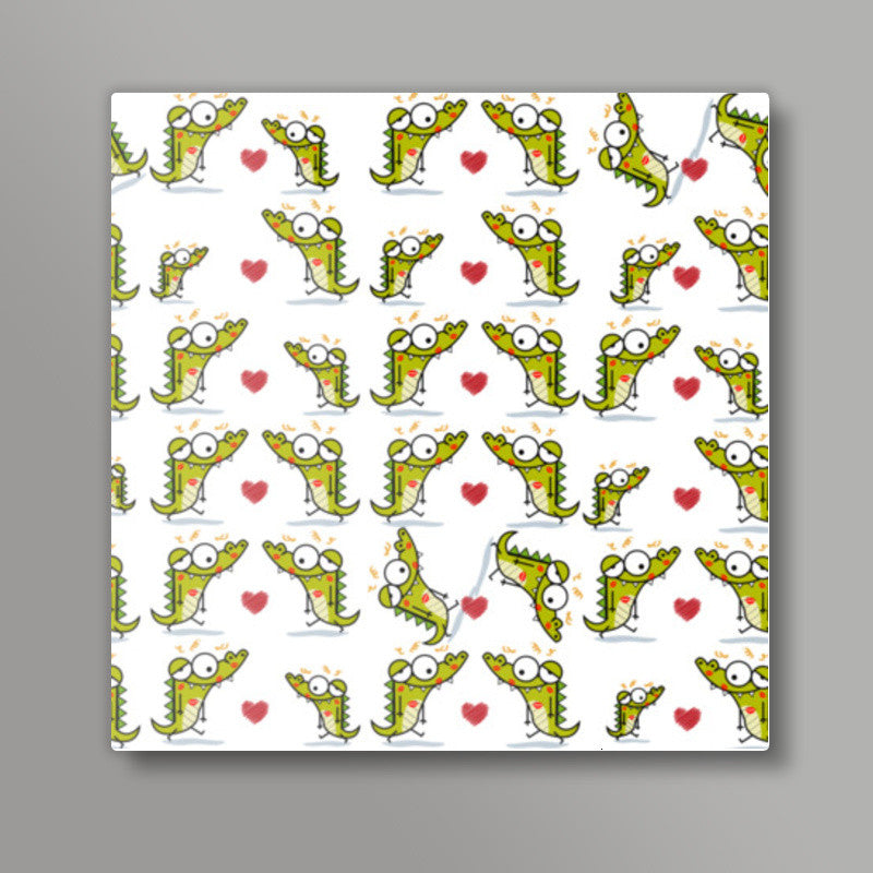 CROC LOVE! Square Art Prints