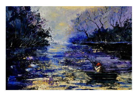 Fishing Pond Art PosterGully Specials