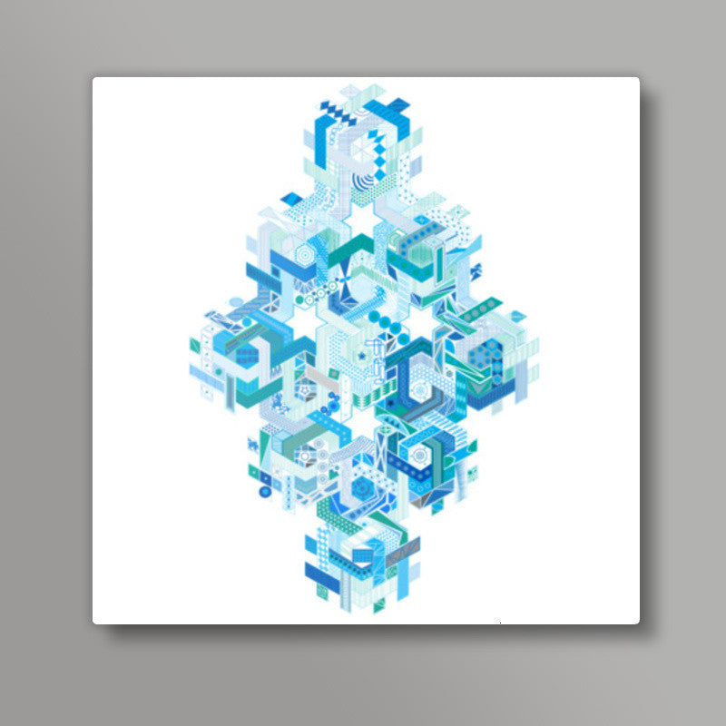Tessellating Textures ! Square Art Prints