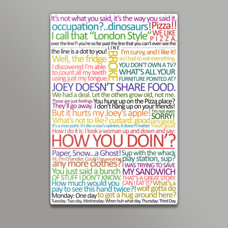 The Best of Joey Tribbiani 2 | FRIENDS Wall Art