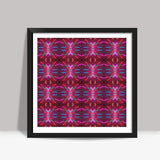 Abstract Fractal Colorful Geometric Pattern Background  Square Art Prints