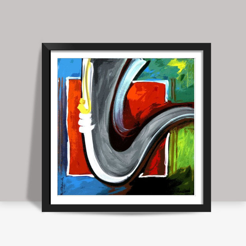 ganesha 2 Square Art Prints