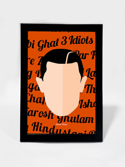 Framed Art, Aamir Khan Pop Art | Framed Art, - PosterGully