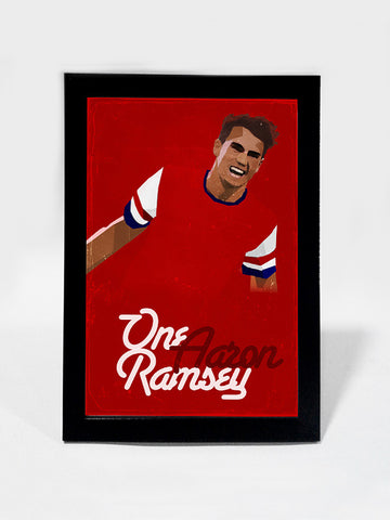 Framed Art, Aaron Ramsey  Arsenal F.C | Framed Art, - PosterGully