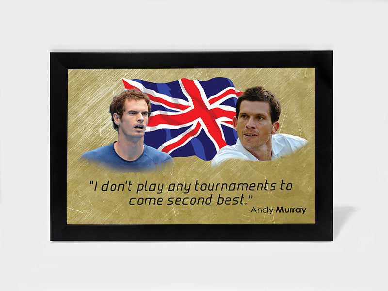 Framed Art, Andy Murray Quote | Framed Art, - PosterGully