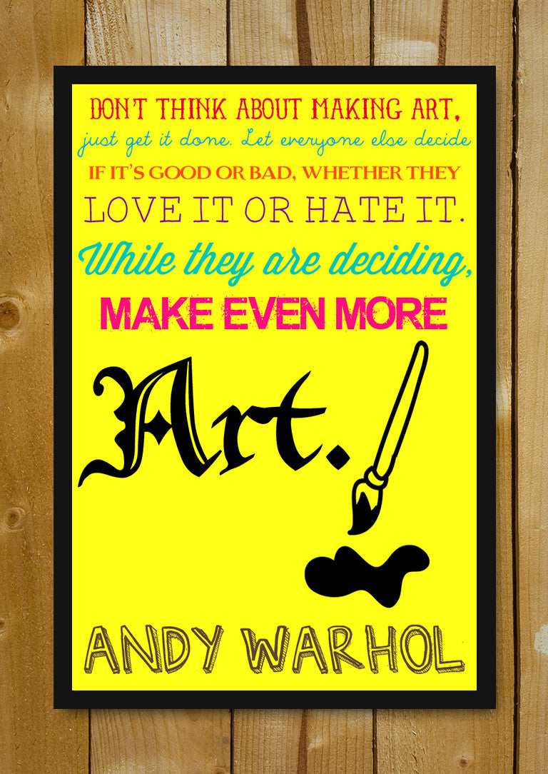 Glass Framed Posters, Art Andy Warhol Glass Framed Poster, - PosterGully - 1