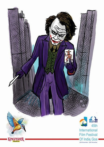 Kingfisher IFFI'14, Batman Joker | Kingfisher IFFI'14, - PosterGully