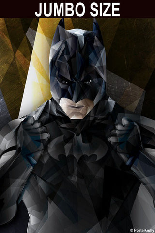 Jumbo Poster, Batman Geometrical Artwork | Jumbo Poster, - PosterGully