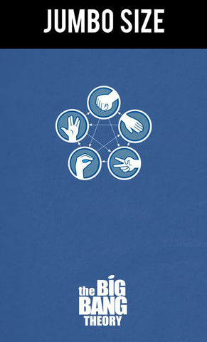 Jumbo Poster, Big Bang Theory | Blue Minimal Art | Jumbo Poster, - PosterGully