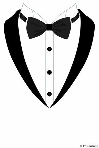Wall Art, Black Suit Minimal, - PosterGully