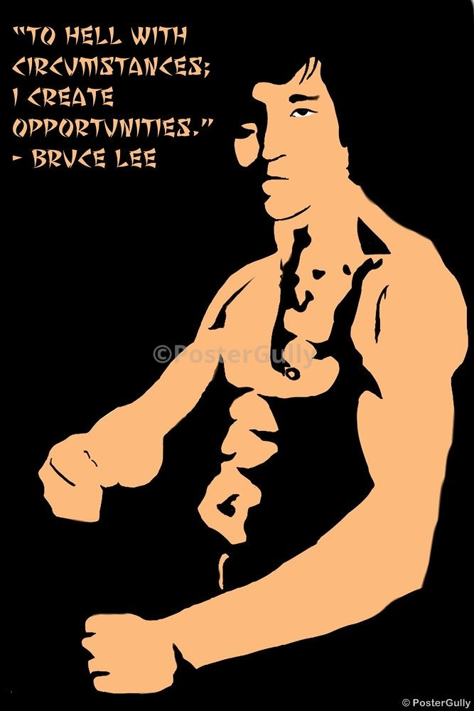 PosterGully Specials, Bruce Lee by Shome, - PosterGully