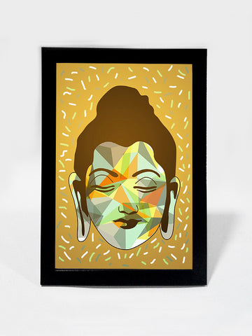 Framed Art, Buddha Brown Artwork | Framed Art, - PosterGully