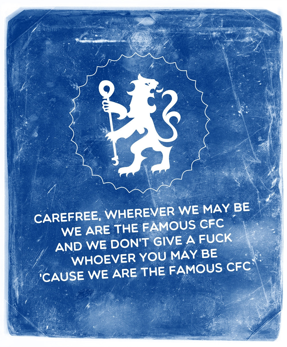 PosterGully Specials, The Famous Chelsea F.C | Minimal Art, - PosterGully