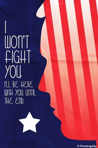 Wall Art, Captain America-I Won't Fight, - PosterGully