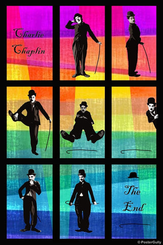 Wall Art, Charlie Chaplin Pop Art 1, - PosterGully