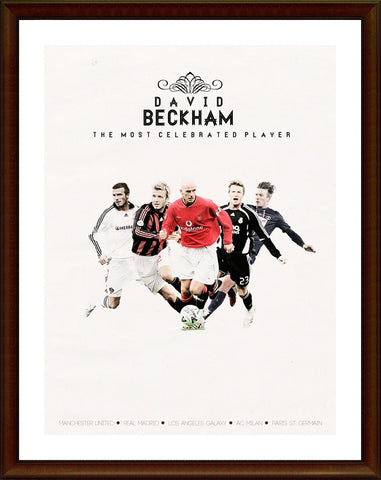 Wall Art, David Beckham | The Legend, - PosterGully