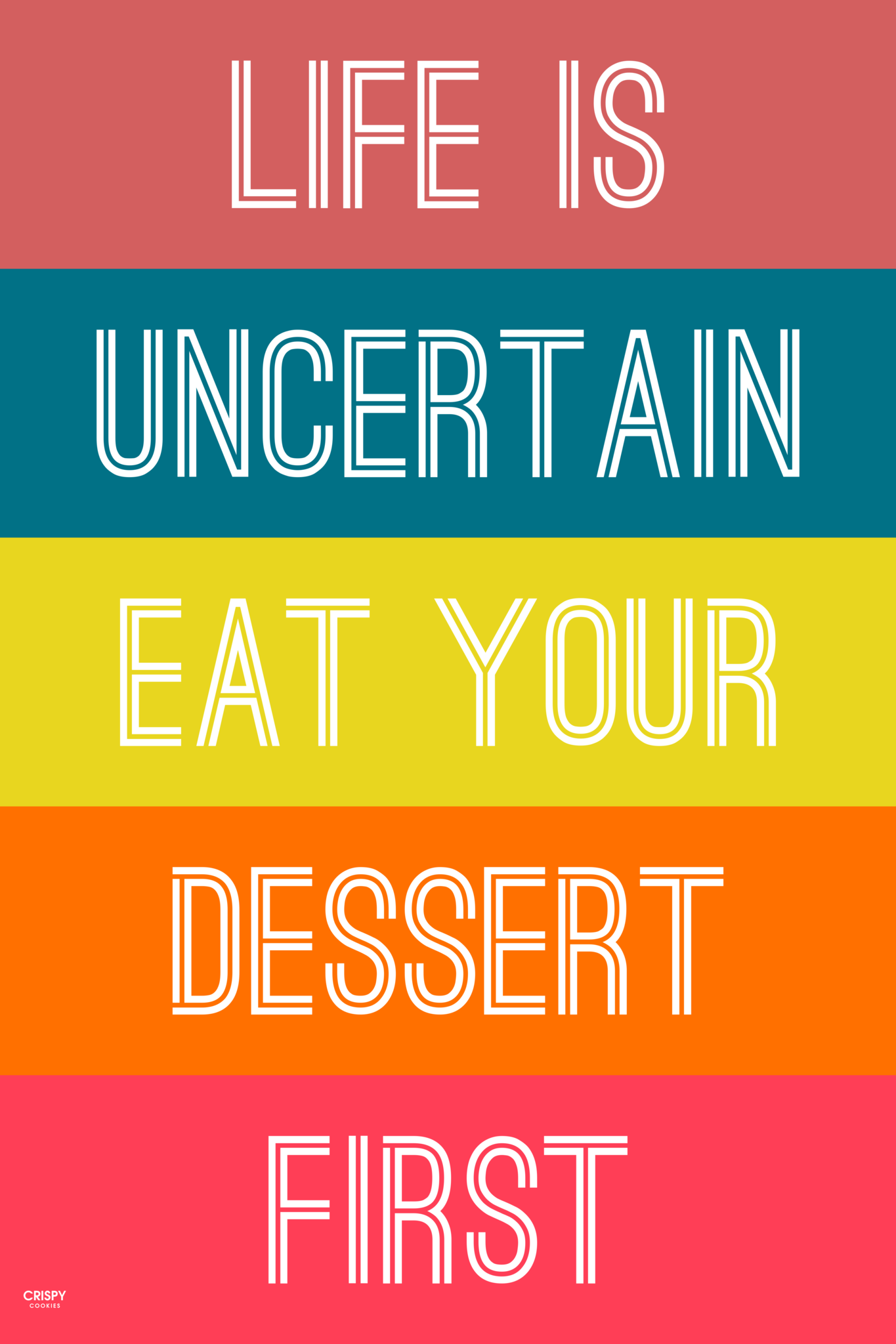 Wall Art, Eat Your Dessert, - PosterGully