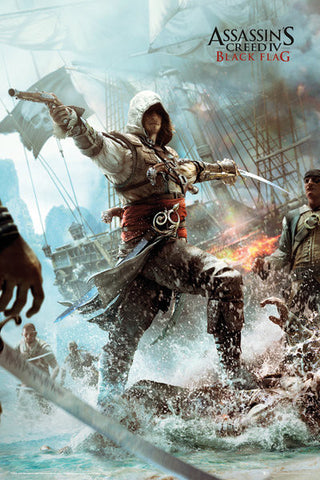 Maxi Poster, Assassins Creed 4 Black Flag Poster, - PosterGully