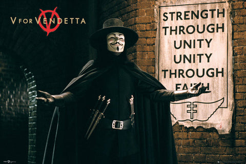 Maxi Poster, V for Vendetta (Mask) - Maxi Poster, - PosterGully