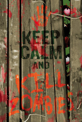 Maxi Poster, Keep Calm and Kill Zombies | Maxi Poster, - PosterGully