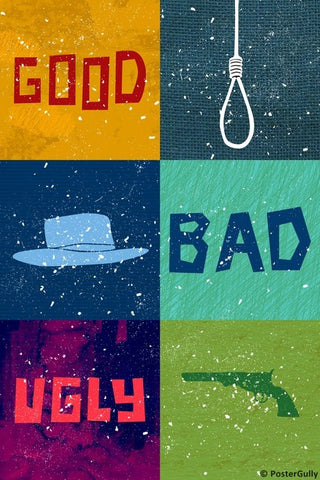 Wall Art, Good Bad Ugly | Objects, - PosterGully