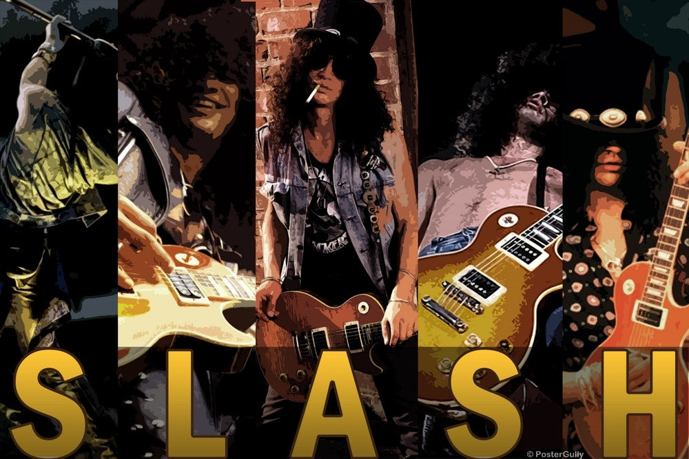 Slash from Guns n'Roses Poster
