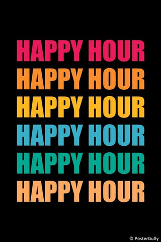 Wall Art, Happy Hour Colors, - PosterGully