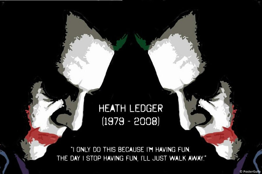 PosterGully Specials, Heath Ledger | Joker Having Fun, - PosterGully