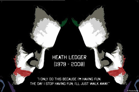 PosterGully Specials, Heath Ledger | Joker Having Fun, - PosterGully