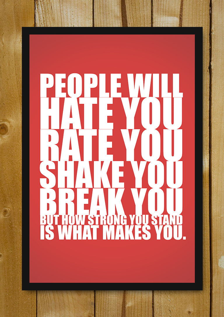 Glass Framed Posters, How Strong Do You Stand Glass Framed Poster, - PosterGully - 1