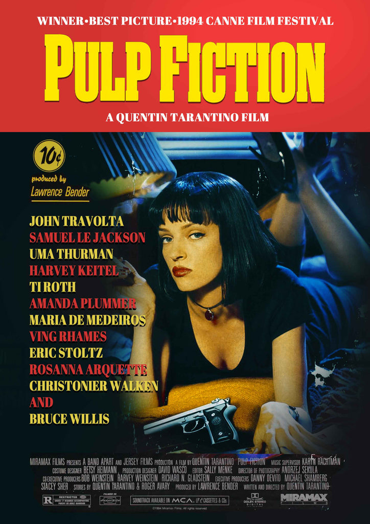 PULP FICTION CULT POSTER V2 Buy High Quality Posters and Framed