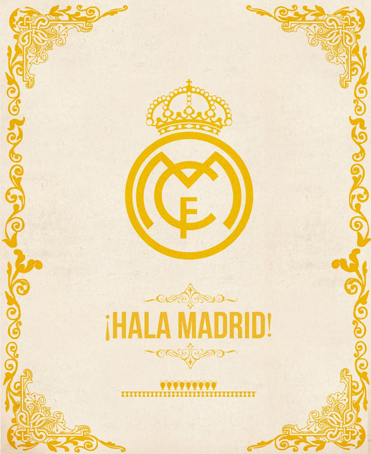 PosterGully Specials, Real Madrid | Minimal Art, - PosterGully