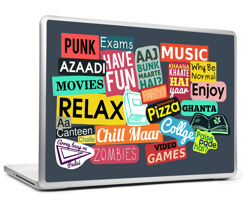 College  Life Laptop Skin