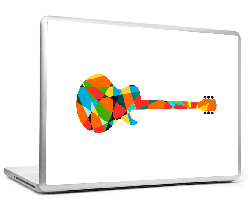 Laptop Skins, Guitar Grunge Laptop Skin, - PosterGully