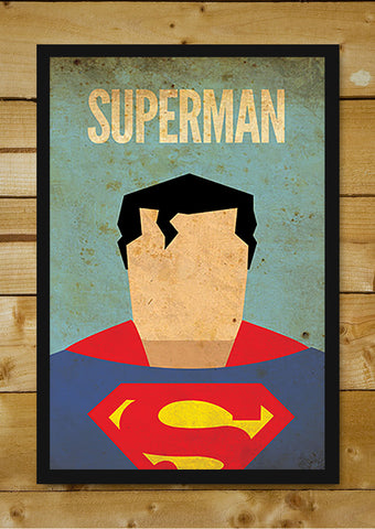 Brand New Designs, Superman Minimal|  Artist: Abhishek Aggarwal, - PosterGully - 1