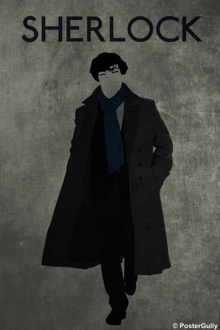 PosterGully Specials, Sherlock Minimal Overcoat, - PosterGully