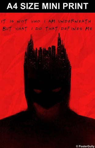 Mini Prints, The Dark Knight | Defines Me | Mini Print, - PosterGully