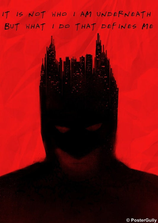 Wall Art, The Dark Knight | Defines Me, - PosterGully