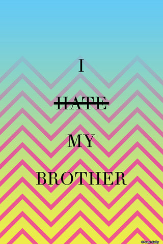 Wall Art, Hate Brother Humour, - PosterGully - 1