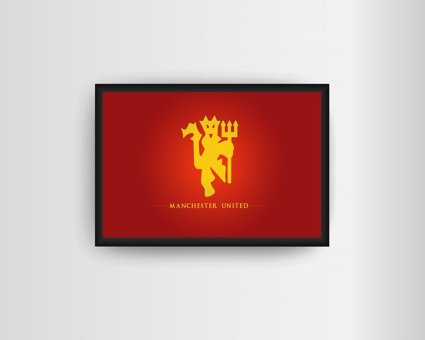 Framed Art, Manchester United Logo Framed Art Print, - PosterGully - 2