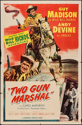 Wall Art, Two Gun Marshal | Retro Movie Poster, - PosterGully - 1