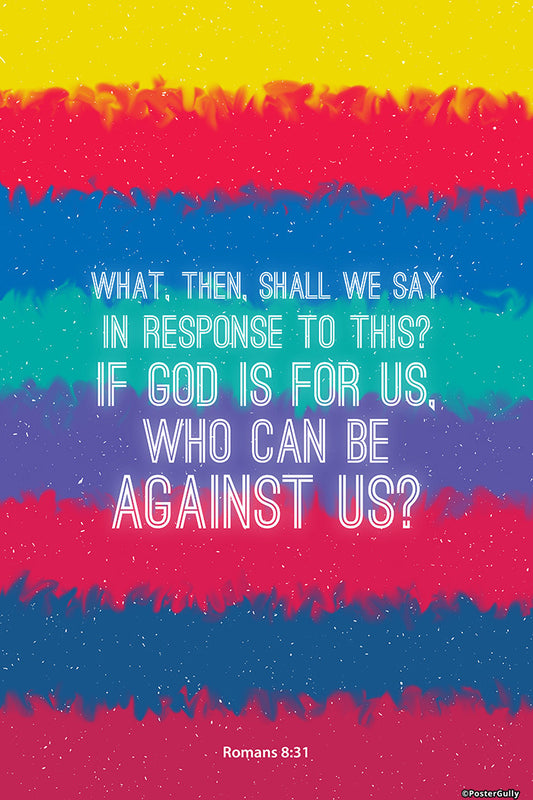 Wall Art, Romans 8-31-God And Us, - PosterGully - 1