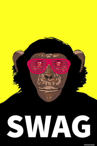 Wall Art, Swag Monkey Humour, - PosterGully - 1