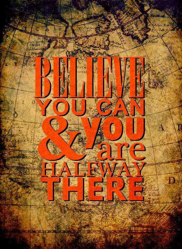 Brand New Designs, Believe You Can Artwork