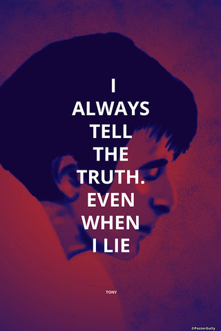 Wall Art, Truth And Lies Scarface, - PosterGully - 1