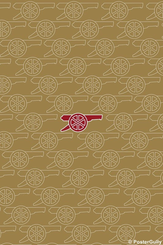 Wall Art, Arsenal F.C Red Poster, - PosterGully