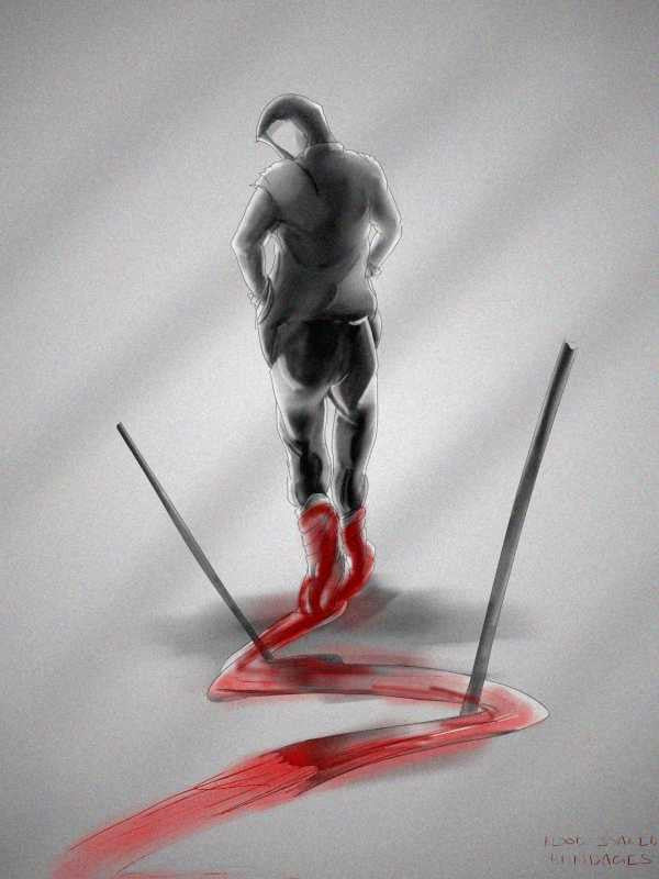 Wall Art, Blood Soaked Bandages 1 Artwork | Artist Parakram Elisha Ram, - PosterGully
