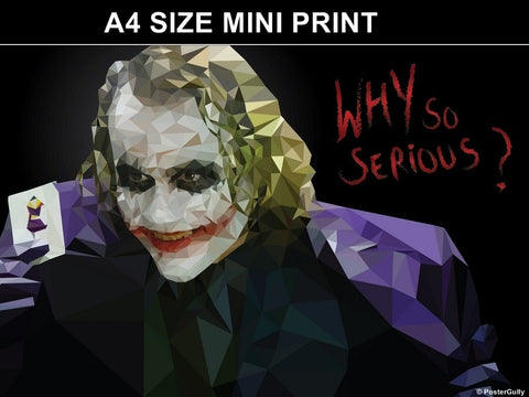Mini Prints, Batman Joker | By Abhishek Aggarwal | Mini Print, - PosterGully