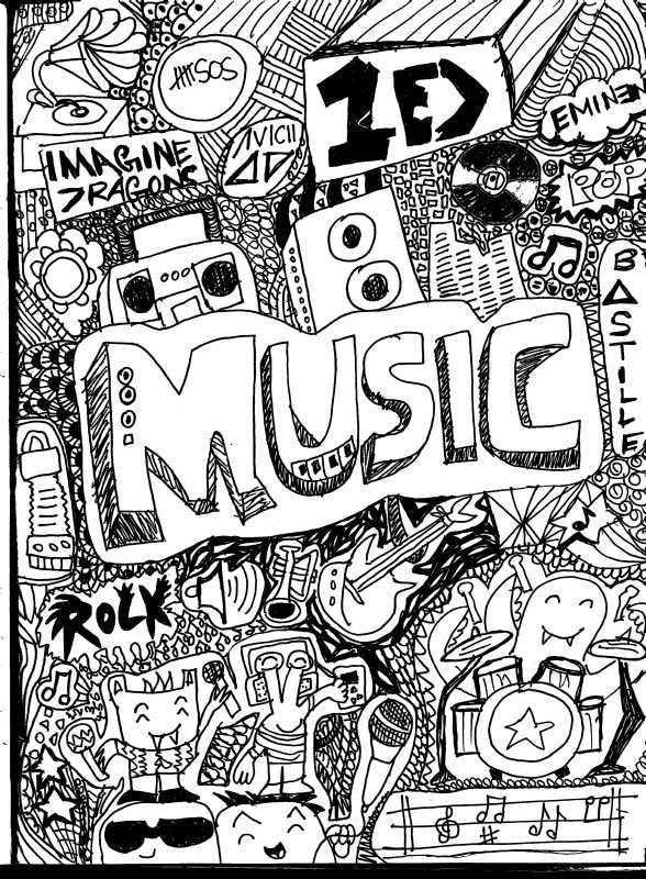 Brand New Designs, Music Doodle Artwork