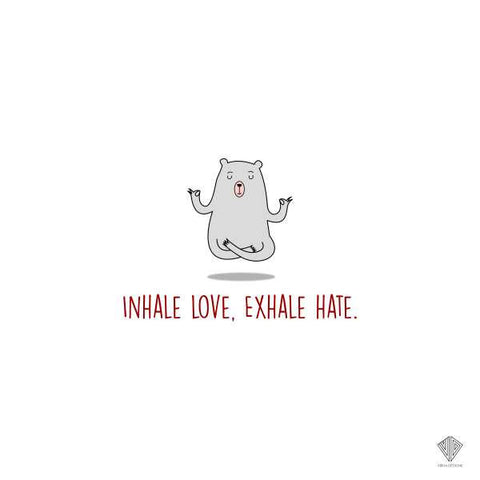 Brand New Designs, Inhale Love Exhale Hate Artwork